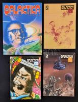 1982-1992 Galaktika 4 száma (48.,52.,59.,144.), papírkötés, változó, többnyire jó állapotban.
