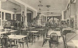 Kolozsvár, Cluj; Ferencz József kávéház, belső; Ferenczi Péter fényképész / cafe interior (EK)