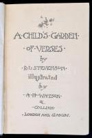 R.L. Stevenson: A Child's Garden of Verses. Illusztrálta A. H. Watson. London-Glasgow, 1946, Collins Sons & Co. Kiadói egészvászon kötés, kissé kopottas borítóval, fekete-fehér szövegközti és egészoldalas színes illusztrációkkal, az előzéklapokon és a hátsó kötéstábla belsején jegyzetekkel.