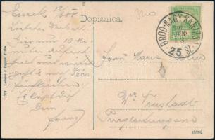 Eszék, Esseg, Osijek; Kapucinus utca / Kapucinska ulica / street view (ázott / wet damage)