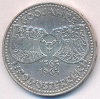 Ausztria 1963. 50Sch Ag "Tirol 600 éve egyesült Ausztriával" T:2 ph. Austria 1963. 50 Schilling Ag "600th Anniversary-Union with Tirol" C:XF edge error