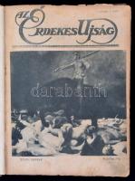 1913 Érdekes Újság, szerkeszti Kabos Ede, I. évfolyam I. félév. Sok fényképpel illusztrálva. Kiadói ...