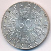 Ausztria 1974. 50Sch Ag "125 éves az osztrák csendőrség" T:2 
Austria 1974. 50 Schilling ...
