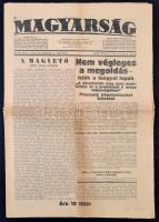1938 A Magyarság című újság XIX. évfolyamának 250. száma