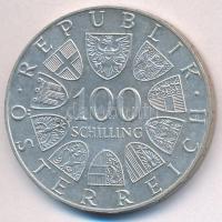 Ausztria 1979. 100Sch Ag "Bécsi Nemzetközi Központ" T:2 Austria 1979. 100 Schilling Ag &qu...