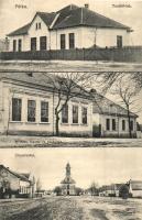 Pátka, Tanítói lak, Római katolikus iskola és plébánia, utcakép (EK)