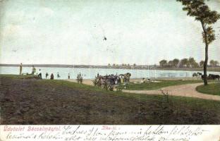 Bácsalmás, Ilka tó, kiadja a Fiedler Áruház (EK)