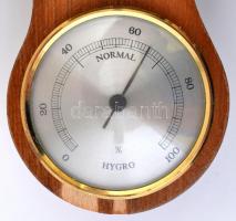 NDK Fischer fali barométer, hygro és hőmérő, 56×15 cm
