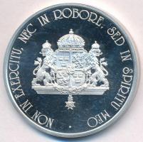 Bognár György (1944-) DN "Raoul Wallenberg - Budapest 1944-1945" Ag emlékérem sérült díszt...