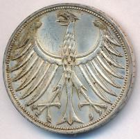 NSZK 1972F 5M Ag T:1-,2 patina 
GFR 1972F 5 Mark Ag C:AU,XF patina