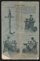 cca 1910-300 Az újabbi Pfaff 11 és 12 ívhajós varrógépek előre és visszafelé varró berendezéssel, pr...