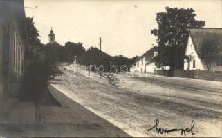1927 Lengyel, Fő utca, templom, photo