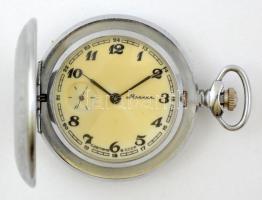 Molnia fém tokos szovjet zsebóra, működik, jelzett