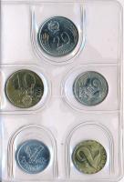 1987. 2f-20Ft (10xklf) forgalmi sor bordó műbőrtokban T:1