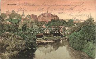 Segesvár, Schassburg, Sighisoara; látkép, Fritz Teutsch kiadása / general view (EK)
