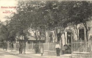 Budapest XIV. Zugló, Bosnyák utca 30., Hajtsár utca sarok, Hernhut János vendéglője, kiadja Váradi Béla (EB)