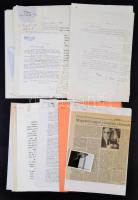 kb 1982-1991 Vas Zoltán (1903-1983) politikus, író  és feleségének szóló levelek levélvártások Méray Tibor (1924-)  Kossuth díjas, akkoriban emigrációját töltő íróval, közéleti és személyes kérdésekről, a levelekben felbukkan Faludy György és más magyar emigráns értelmiségiek is. Forrásértékű anyag. Kb 30 db aláírt levél nagyrészt  Méray Tibortól.