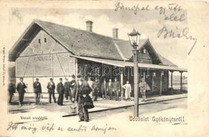 Gyékényes, Vasúti vendéglő, Kiadó Weisz Jakab