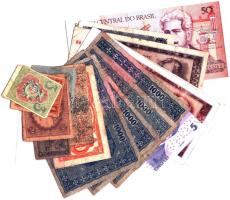 Vegyes: 20db-os bankjegy tétel, közte több osztrák bankjeggyel T:III-IV Mixed: 20pcs of paper money with some Austrian banknotes C:F-G