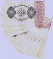 Németország / Weimari Köztársaság 1922. 10.000M (4x) sorszámkövetők T:I-,II
Germany / Weimar Republ...