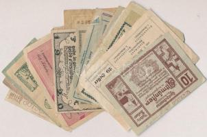 Ausztria 1920. 10-50h (20xklf) utalvány és szükségpénz, többek között Brunenthal, Wiener Neustadt, P...