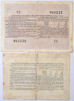 Szovjetunió 1953-1956. "Állami gazdasági fejlődési kölcsön" kötvénye 100R-ről (2xklf) T:II...