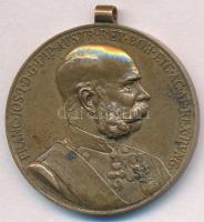 1898. "Jubileumi Emlékérem Fegyveres Erő Számára / Signum memoriae (AVSTR)" Br kitüntetés mellszalaggal T:1-,2 Hungary 1898. "Commemorative Jubilee Medal for the Armed Forces" decoration with ribbon C:AU,XF  NMK 249.