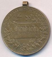 1898. "Jubileumi Emlékérem Fegyveres Erő Számára / Signum memoriae (AVSTR)" Br kitüntetés ...