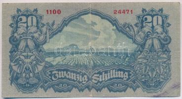 Ausztria 1945. 20Sch T:II- kis fo.
Ausztria 1945. 20 Schilling C:VF small spot
Krause 116