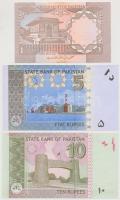 Pakisztán 1981-1983. 1R + 2009. 5R + 10R T:I,I- kis fo.
Pakistan 1981-1983. 1 Rupee + 2009. 5 Rupee...