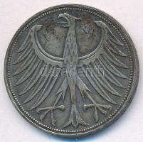 NSZK 1951G 5M Ag T:2 ph., patina
FRD 1951G 5 Mark Ag C:XF edge error, patina
Krause KM#112.1