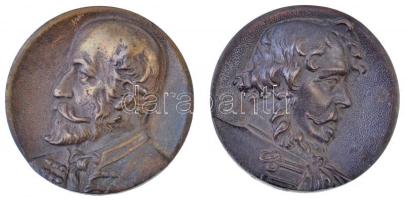 2db-os emlékérem tétel, közte DN "Pozsonyi Emlék" Br emlékérem (76mm) T:2