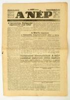 1925 A Nép című politikai napilap VII. évfolyamának 119. száma, benne egy Amundsenről szóló cikkel