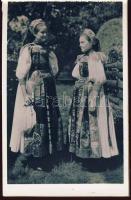 10db fekete-fehér erdélyi népviselet