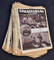 1937-1939 Az Új Magyarország képes melléklete, kb. 150 db