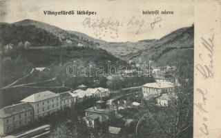 Vihnyefürdő, Vyhnye; látkép / general view (lyukak / pinholes)