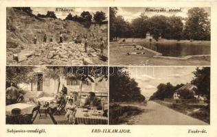 Érd, Ilka Major, Kőbánya, Riminyáki strand, Vezér út, étterem