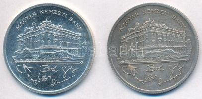 1992. 200Ft Ag "MNB" (2x) T:2,2-