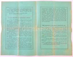 Budapest 1910. A "XXVIII-ik magyar királyi Államsorsjáték" leírása és játékterve, a hátold...