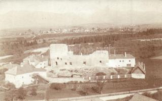 1918 Liptóújvár, Liptovsky Hrádok; Thököly várromok / castle ruins, photo