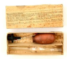 Német savszintmérő, készülék, tartozékokkal, saját dobozában