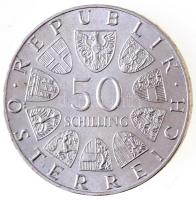Ausztria 1978. 50Sch Ag "Franz Schubert" T:2 kis ph. Austria 1978. 50 Schilling Ag "Franz Schubert" C:XF small edge error Krause KM#2922