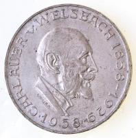 Ausztria 1958. 25Sch Ag "Carl Auer von Welsbach" T:2 Austria 1958. 25 Schilling Ag "C...