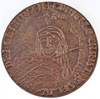 Rétfalvi Sándor (1941- ) DN "Pécsi Katedrális" kétoldalas Br plakett. "CATHEDRALIS QU...