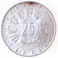 Ausztria 1955. 25Sch Ag "Állami Színház" T:2 Austria 1955. 25 Schilling Ag "National Theater in Vienna" C:XF Krause KM#2880