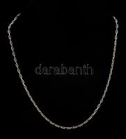 Ezüst(Ag) anker nyaklánc, jelzett, h: 50 cm, nettó: 7,1 g