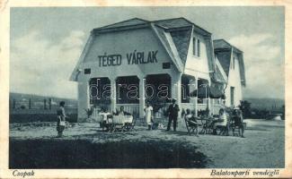 Csopak, Tégad Várlak Balatonparti vendéglő (fl)