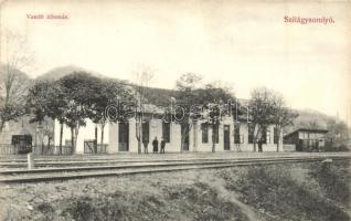 Szilágysomlyó, Simleu Silvaniei; vasútállomás, kiadja Sternberg Ignácz / railway station (EK)