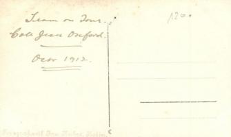 1912 Kolín, football team, Fotografoval Jan Kubrt photo