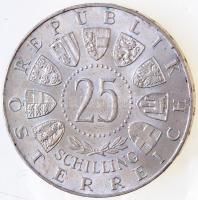 Ausztria 1961. 25Sch Ag "40 éves Burgenland" T:2 Austria 1961. 25 Schilling Ag "40th Anniversary Burgenland" C:XF Krause KM#2891